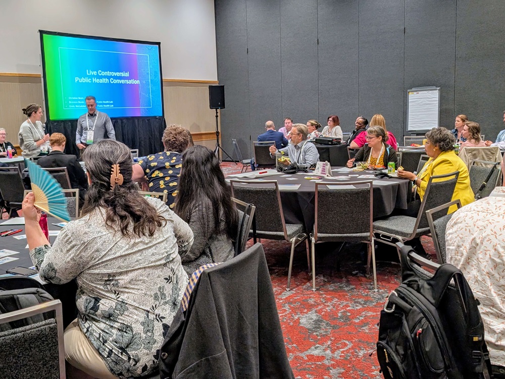 ELAN at the APHL Leadership Programs Alumni Luncheon during the APHL 2025 Annual Conference. The session focused on communicating controversial public health topics.