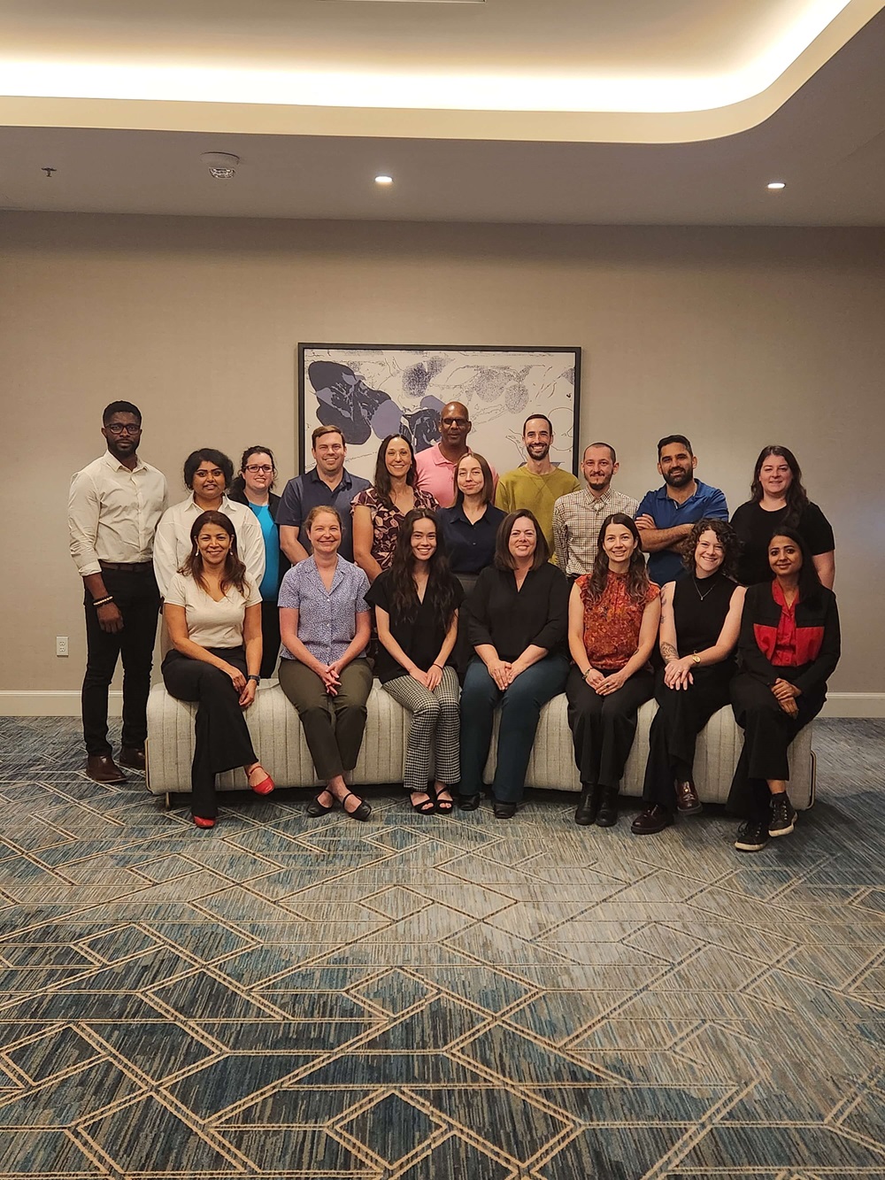 A group photo of ELP C19 (Hybrid Modality) members attending an in-person ELP session in San Antonio, Texas.