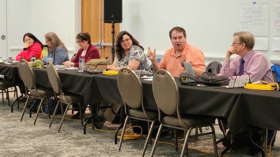 Members of Laboratory Leaders of Today Cohort 2 discuss Succession Planning at the 2024 APHL Annual Conference.