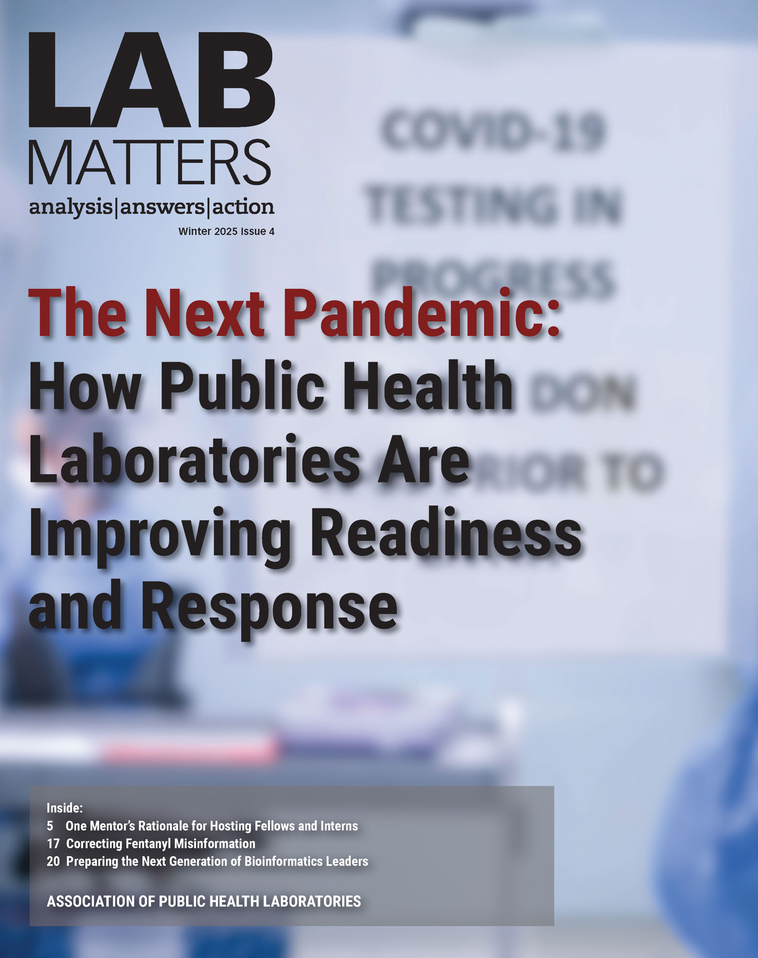 Lab Matters | Winter 2025 Cover
