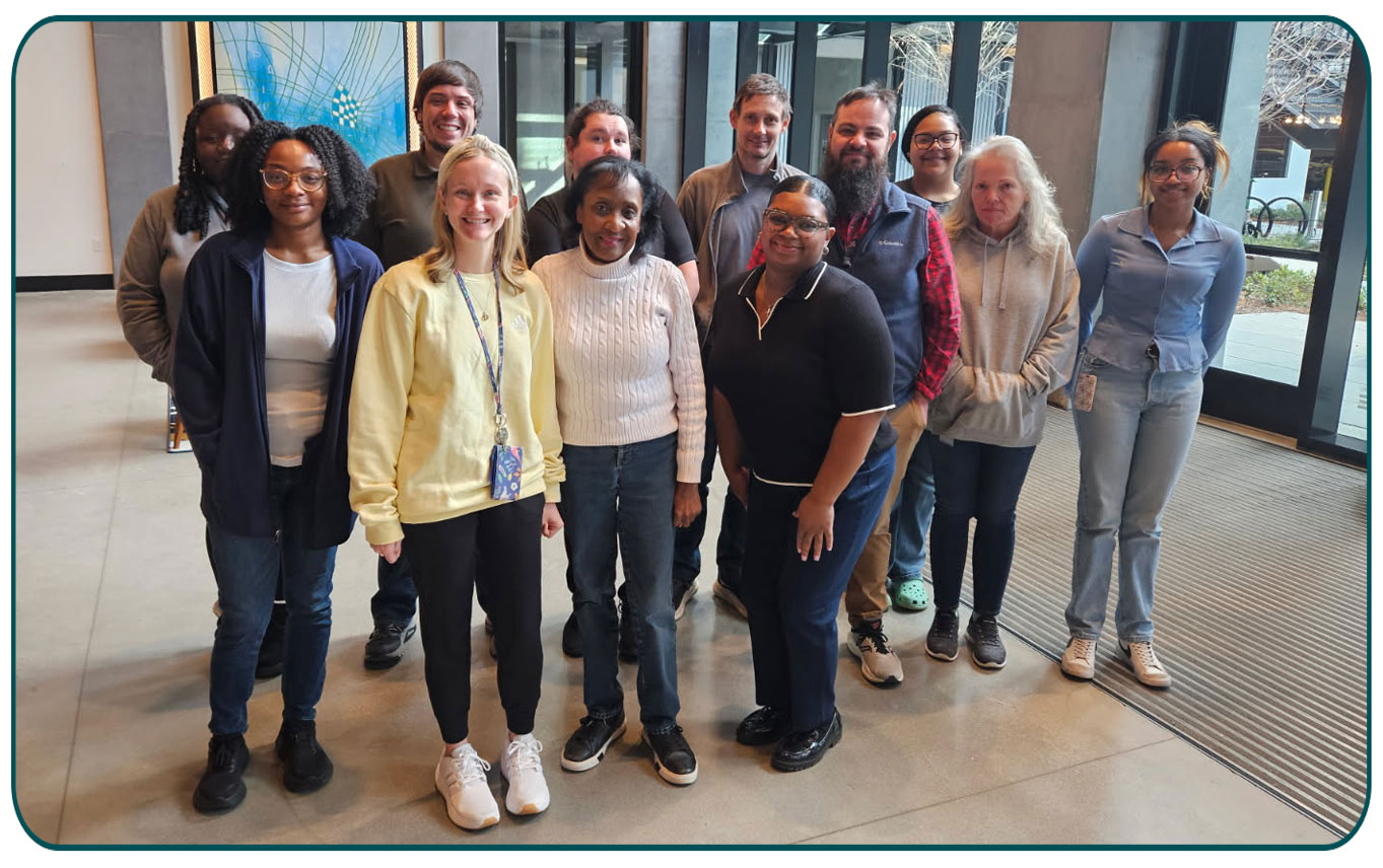 Staff at from the Atlanta division of the Georgia Department of Agriculture Laboratory.