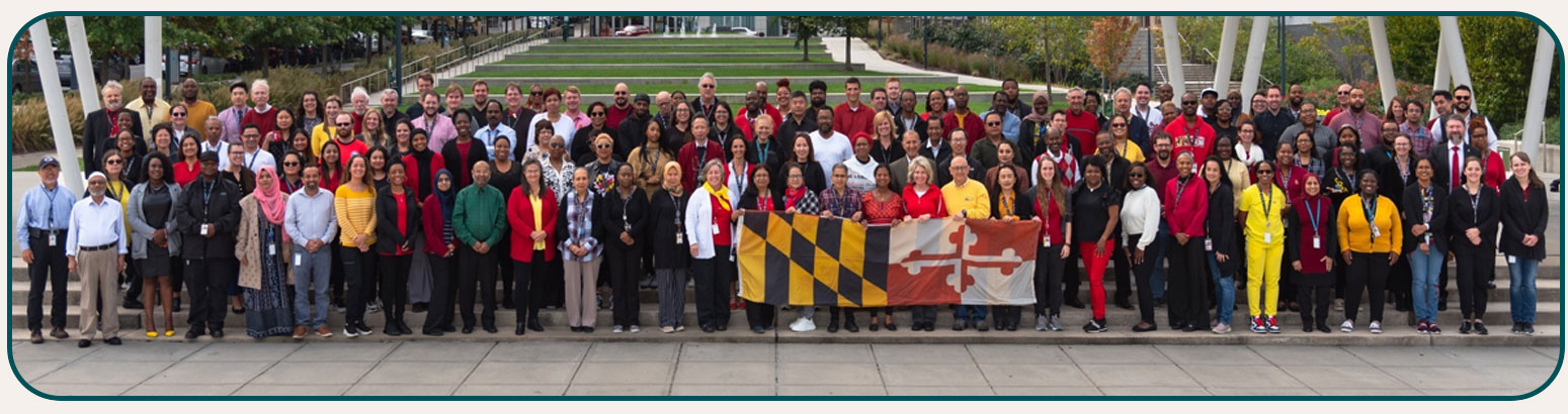 Laboratory staff photo taken in fall of 2023 commemorating Maryland's 125th anniversary. Laboratory staff photo taken in fall of 2023 commemorating Maryland's 125th anniversary.
