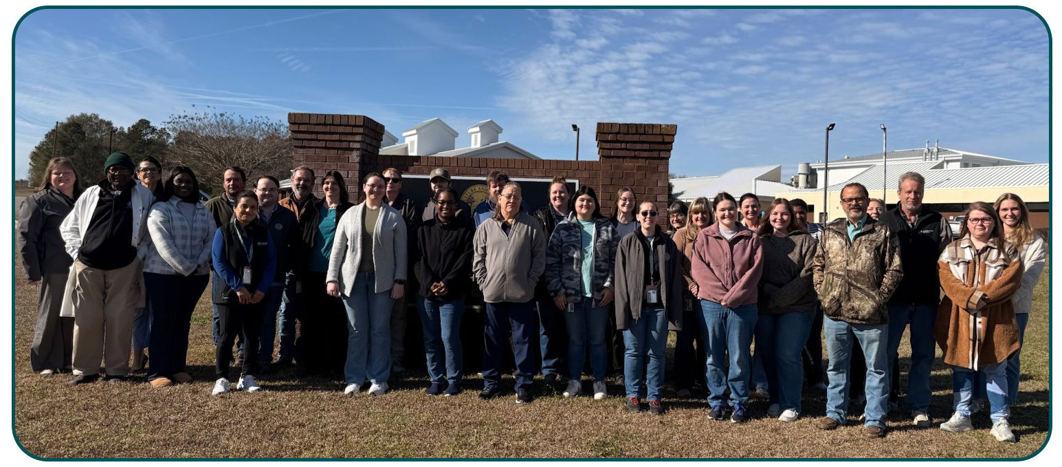 Staff from the Tifton division of the Georgia Department of Agriculture Laboratory.