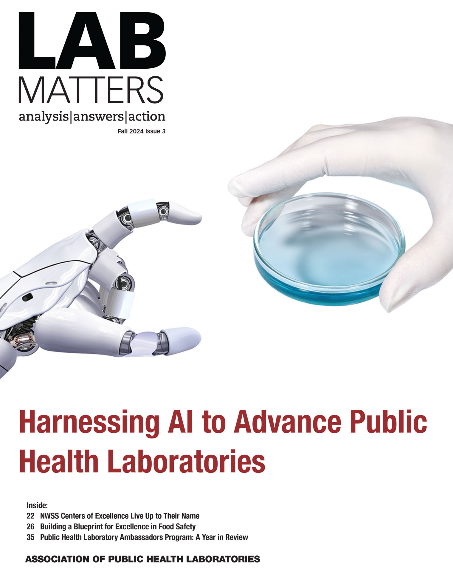 Lab Matters | Fall 2024 - Harnessing AI to Advance Public Health Laboratories