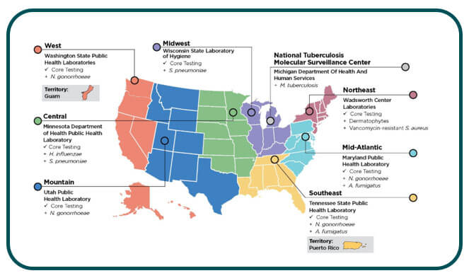 20-INFO-AR-Network-Modernization-01 The AR Lab Network Regional Laboratories Map.