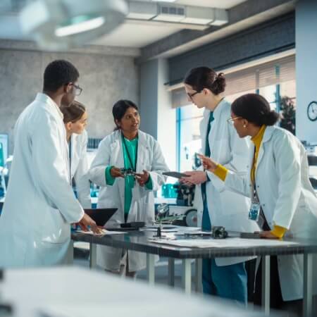 Group of Scientists
